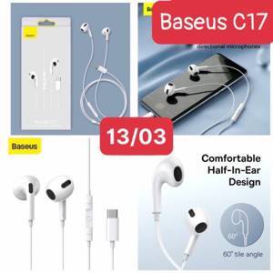 Tai nghe có dây Baseus Encok C17