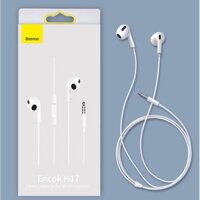 Tai nghe có dây Baseus Encok H17/H19  Earphone 3.5mm , tích hợp micro đàm thoại chất lượng cao