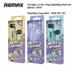Tai nghe có dây chân Lightning Remax RM-512i