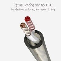 Tai nghe có dây dài 1.2m Bagi BM-M1 Dùng cho iPhone Samsung, Sony, HTC, LG