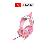 Tai nghe có dây DARE-U EH469 RGB Pink