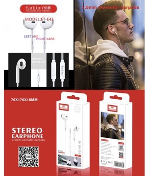 Tai nghe Có Dây Earldom E43