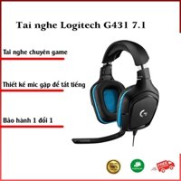 Tai Nghe Có Dây Gaming Headphone Logitech G431 7.1 Surround Sound Gaming Headset- Hàng Chính Hãng