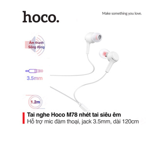Tai nghe có dây Hoco M78