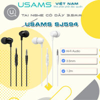 Tai Nghe Có Dây Jack 3.5mm USAMS SJ594 EP-47 (with Sensitive Microphone / Button Control, 1.2m, Hi-Fi Audio)
