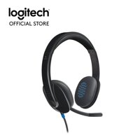 Tai nghe có dây Logitech H540 - Mic giảm ồn, điều khiển trên tai, kết nối USB-A