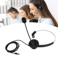 Tai Nghe Có Dây Mic Xoay 360 Độ H360‑RJ9 trung tâm cuộc gọi chuyên nghiệp có Mic khử tiếng ồn cho văn phòng dịch vụ khách hàng