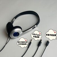 Tai nghe cổ điển Ghgx Tai nghe có dây Phiên bản nâng cấp Ảnh khuôn viên cổ điển Thích hợp cho máy tính bảng Apple PC Huawei, v.v.