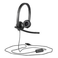 Tai nghe có khung chụp qua đầu Logitech USB HEADSET H570E STEREO-N/A-USB-N/A-AMR-STEREO WITH LEATHER 981-000574