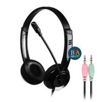 Tai nghe có mic cho PC, máy tính, Laptop: Mic trợ giảng dạy học trực tuyến BVA3-26