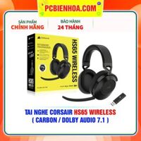 TAI NGHE CORSAIR HS65 WIRELESS ( CARBON / DOLBY AUDIO 7.1 )