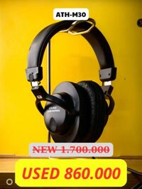 Tai nghe cũ giá rẻ Audio-Technica ATH-M30