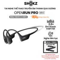 Tai nghe dẫn truyền xương Shokz OpenRun Pro mini S811 Màu Đen - Bảo Hành 2 năm - Hàng Chính Hãng