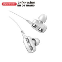 Tai nghe dây 3.5mm hãng Drapow M20 – có phím chỉnh volume – bao bì túi