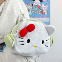 Tai nghe dễ thương Ba lô sang trọng dành cho mèo con Ba lô du lịch Hello Kitty đa năng