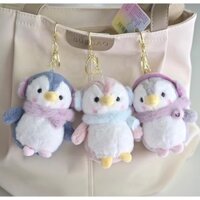 Tai nghe dễ thương, đồ trang trí búp bê chim cánh cụt, móc khóa, đồ chơi sang trọng, cặp đôi, bạn gái, quà tặng sinh nhật, túi đi học, Mặt dây chuyền 12.6