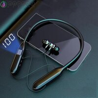 Tai nghe đeo cổ AARON1, Màn hình kỹ thuật số gắn trên cổ Tai nghe Bluetooth không dây, Phụ kiện âm thanh Hút nước có Mic Tai nghe thể thao Điện thoại di động