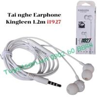 Tai nghe Earphone Kingleen 1.2m i1927 (trắng)