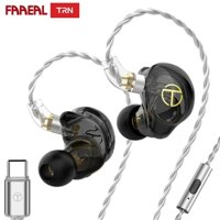 Tai nghe FAAEAL TRN ST2 1BA + 1DD 10mm Trình điều khiển năng động HIFI Bass Hybrid In-ear Monitor Tai nghe giảm tiếng ồn Tai nghe nhạc có cáp có thể tháo rời phích cắm 3,5mm / Type-C