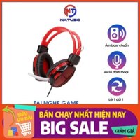 Tai Nghe Game Qinlian A6 Jack 3.5 Kiểu Dáng Chụp Tai Có Micro Đàm Thoại Dây Bọc Dù Chống Đứt Dùng Được Cho Điện Thoại