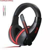 TAI NGHE GAME THỦ CHỤP TAI, CÓ MIC ĐÀM THOẠI SALAR KX-102 DÙNG TỐT CHO CẢ ĐIỆN THOẠI VÀ MÁY TÍNH, ÂM THANH CỰC ÊM VÀ RÕ