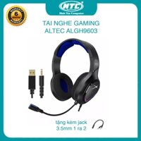 Tai nghe gaming ALTEC LANSING ALGH9603 led đa màu - tăng kèm jack 3.5mm từ 1 ra 2 (Đen) - Nhất Tín Computer