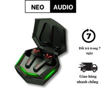 Tai nghe gaming bluetooth đen tai nghe không dây đèn LED - NEO AUDIO