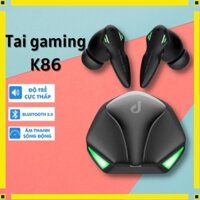 Tai nghe gaming bluetooth K86, Có Micro Nhét Tai Chơi Game Không Có Độ Trễ Âm Thanh Vòm Bass Mạnh
