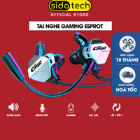 Tai nghe gaming chơi game cho điện thoại SIDOTECH G11 có mic chơi PUBG mobile / FF / ROS / Tốc chiến mic rời 360