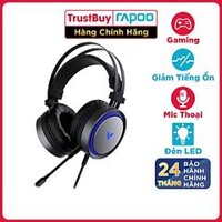 Tai Nghe Gaming Chụp Tai RAPOO VH530 Âm Thanh 7.1, Đèn LED 16 Triệu Màu, Micro Khử Ồn ENC - Hàng Chính Hãng