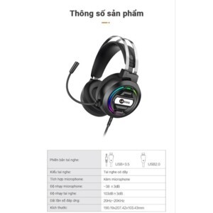 Tai nghe Gaming có dây Lecoo HT401