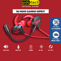 Tai nghe gaming có dây SIDOTECH G25 thiết kế công thái học micro kép âm thanh chân thực cho điện thoại máy tính laptop