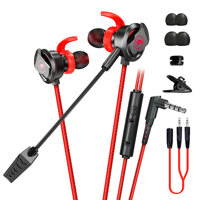 Tai Nghe Gaming Có Mic Rời xMOWI RX3 Dùng Được Cho Cả Máy Tính Và Điện Thoại - Hàng Chính Hãng - Đỏ