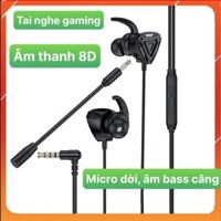 Tai Nghe Gaming G10 Plus Mic rời chống ồn, chuyên Game Mobile, PC PUBG/ROS/FreeFire. Bảo Hành 12 Tháng