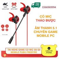 Tai nghe Gaming G6 có Mic lọc âm chuyên Game Mobile, PC PUBG/ROS/FreeFire