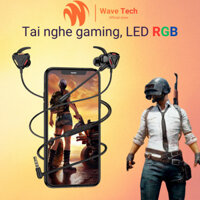 Tai nghe gaming GM3, GM4, tai nghe chơi game có mic rời không độ trễ, có led RGB