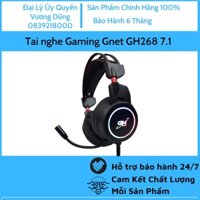 Tai nghe Gaming Gnet GH268 7.1 - Âm Thanh vòm giả lập - Đèn led RGB- Bảo Hành 12 Tháng Toàn Quốc