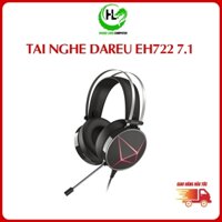 Tai Nghe Gaming Heaphone Có Dây DareU EH 722 X 7.1 3 Màu Đen Trắng - Hoàng Long Computer