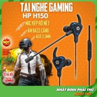 Tai nghe Gaming Hp H150, mic kép cực nét, chân cắm 3.5mm, dùng cho điện thoại, PC chơi PUBG