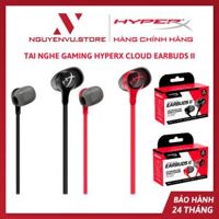 Tai nghe Gaming HyperX Cloud Earbuds II - Hàng Chính Hãng - Đen
