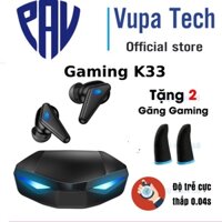 Tai Nghe Gaming K33, K55, K53, K98 TWS Bluetooth 5.1 - Tai Nghe Chơi Game Không Dây Có Mic Với Độ Trễ Thấp