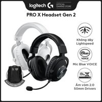 Tai Nghe Gaming Không Dây Logitech PRO X 2 LIGHTSPEED - Hàng Chính Hãng - Trắng