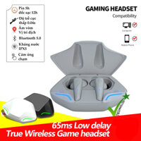 Tai Nghe Gaming Không Dây Apro366 5.0, Bass mạnh mẽ, độ trễ cực thấp khi chơi game, tai nghe gaming bluetooth - Màu Xám