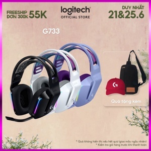 Tai nghe Gaming Logitech G733 LIGHTSPEED Wireless 7.1 RGB