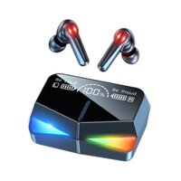 Tai nghe gaming M28 Tws Bluetooth 5.1 không dây âm thanh sống động 9d có micro và đèn LED