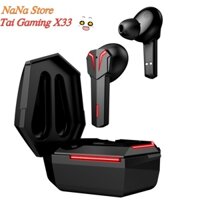 Tai Nghe Gaming X33 , Độ Trễ Thấp 60MS . Âm Thanh Vòm Hifi  BLT 5.2 ( Tặng Găng Tay Gaming )