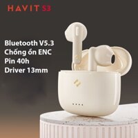 Tai nghe Havit S3 bluetooth 5.3 chống ồn chủ động ENC