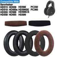 Tai Nghe Headband EarPad Dành Cho Sennheiser HD599 HD598 HD598SE HD598CS HD595 HD569 HD560s HD559 HD558 HD555 HD518 HD515 PC350 PC360 Đệm Tai Nghe Bọt Biển Tai Nghe Bịt Tai