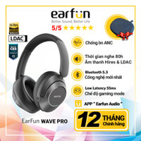 Tai nghe headphone bluetooth EARFUN Wave Pro chống ồn ANC âm thanh Hires LDAC nghe nhạc 80h