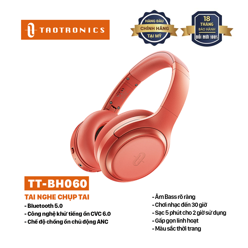 Tai nghe - Headphone Taotronics TT-BH060